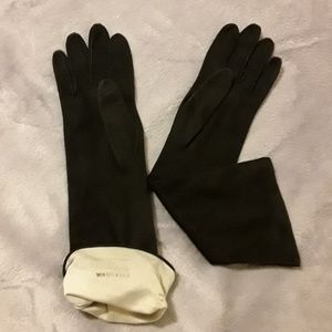 Alexander's sm womens quarter gloves blk washable